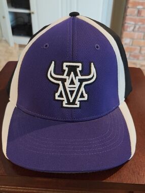 Richardson Purple and White Logo Baseball Cap Medium/Large